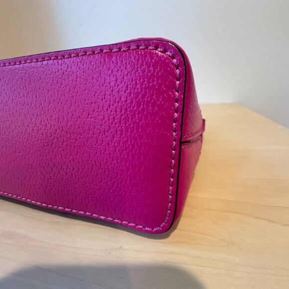 💖 Kate Spade Wellesley Hannah Crossbody / Shoulder Bag | Hot Pink Leather - Picture 7 of 9